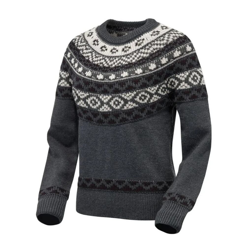 Ski-Doo Ladies Fair Isle Sweater Grey
